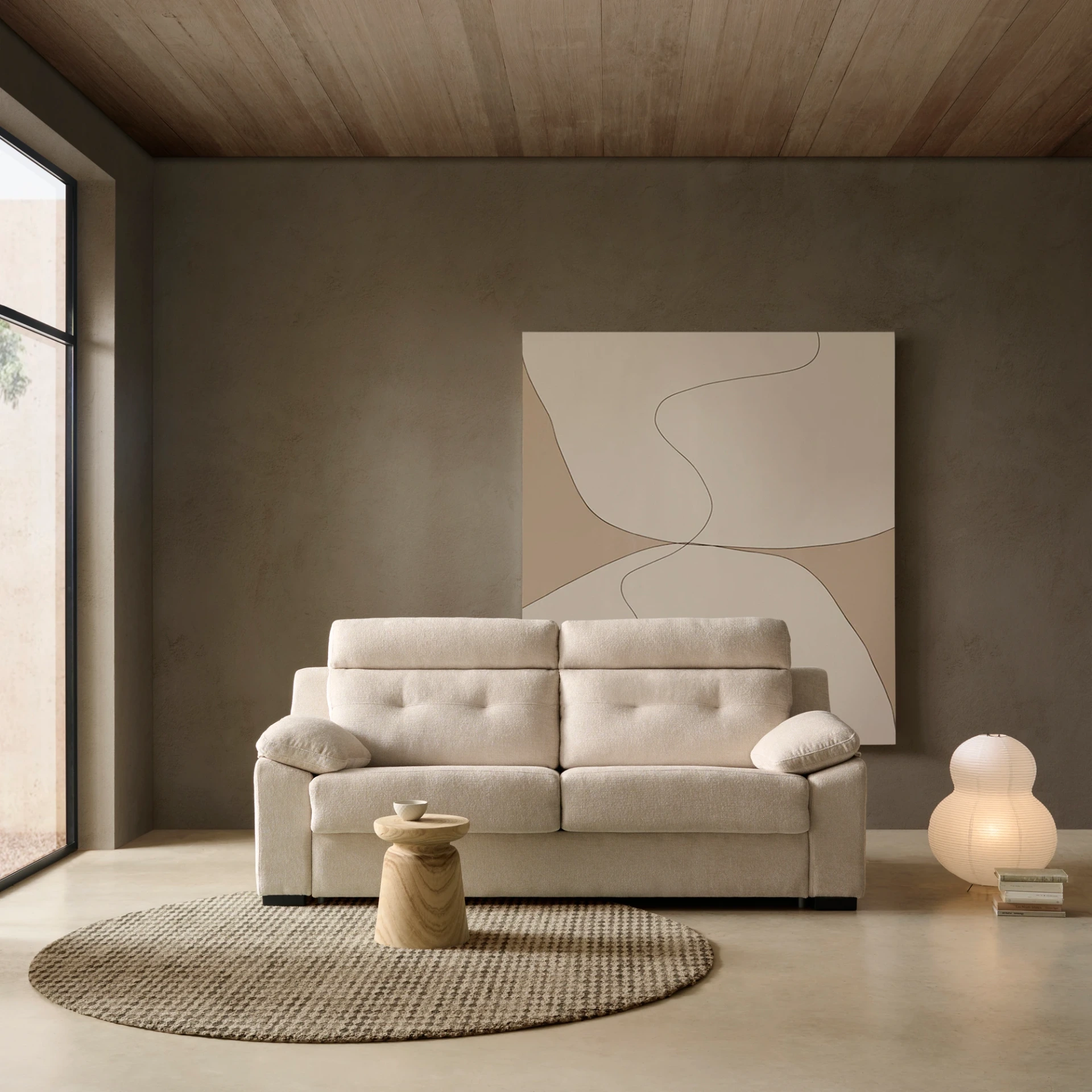 VivuCLOE sofá cama 2 pl cama 100x200 (166x96) Colchón 18cm (SERIE A)