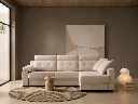 VivuCLOE Chaise Longue + sofá cama 3 pl cama 140x200 s/arcón (286x166x96) Colchón 18cm